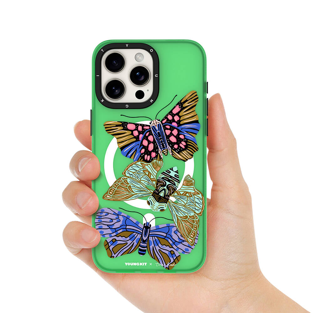 YoungKit Huagu Serisi iPhone 15 Pro Magsafe Telefon Kılıfı YoungKit Huagu Serisi iPhone 15 Pro Magsafe Telefon Kılıfı